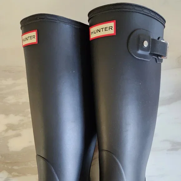 Hunter Women's Original Tall Rain Boots – Sustainable Style 🌧️🌱 - Picture 9 of 14